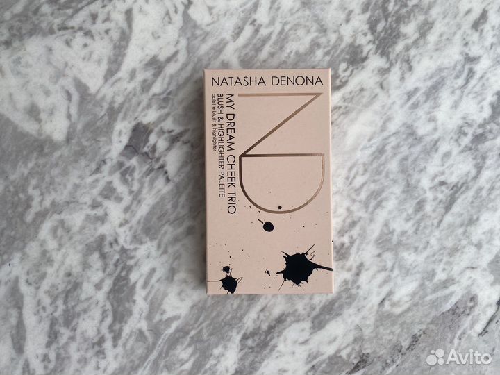 Natasha denona my dream cheek trio палетка