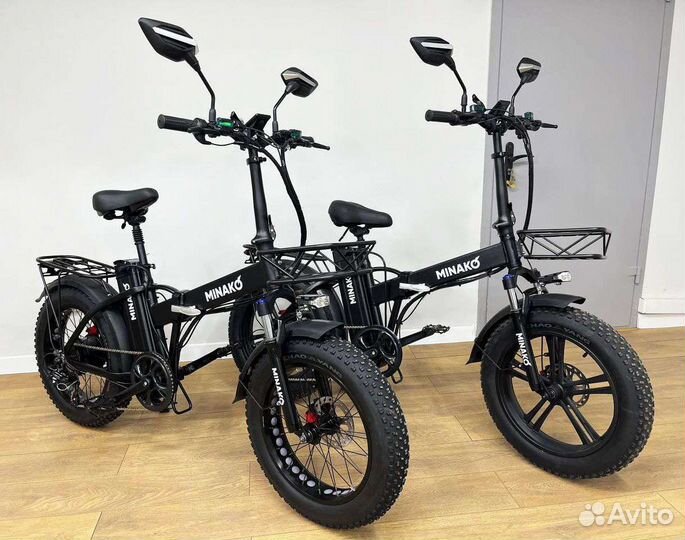 Электровелосипед фэтбайк складной