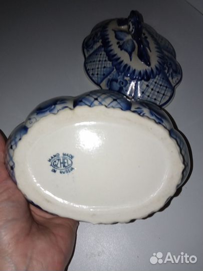 Салатник, конфетница. Гжель