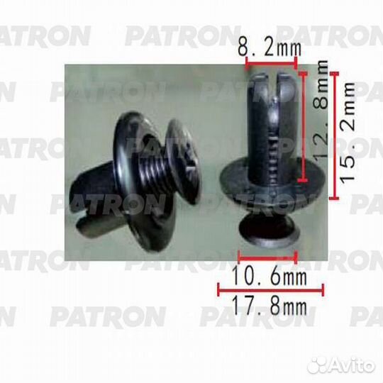 Patron P37-0502 Клипса пластмассовая GM Hyundai Ki