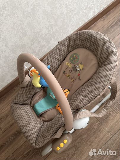 Шезлонг для новорожденных babyton beige