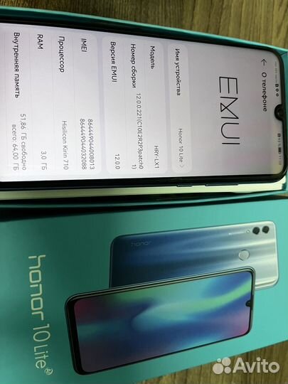 HONOR 10 Lite, 3/64 ГБ