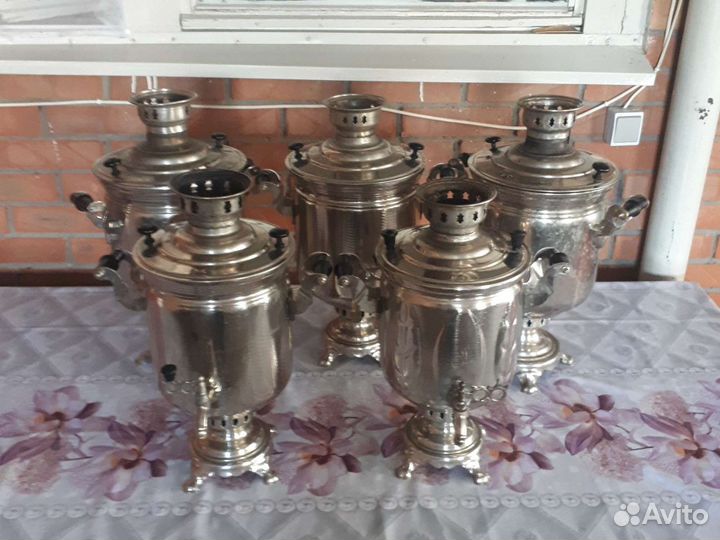 Самовары дровяные бочка