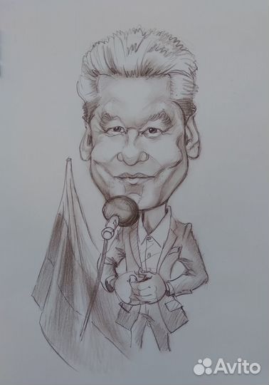 Портрет, шарж с фото