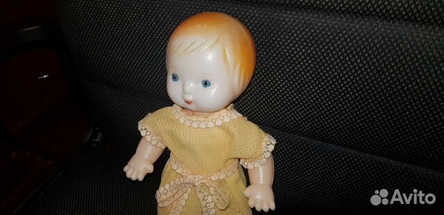 Кукла СССР, редкая 60 г. Рельефная