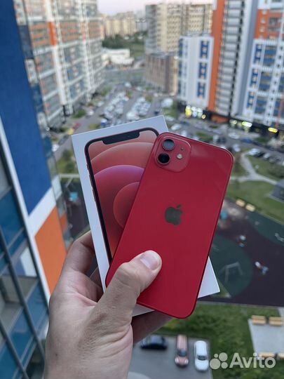 iPhone 12 красный