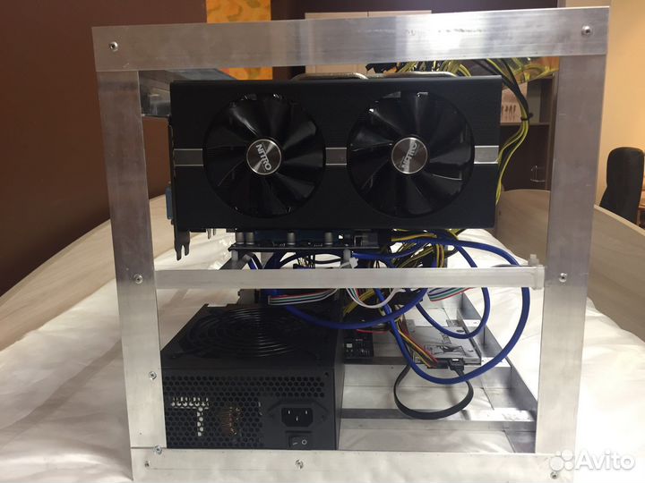 Каркас для майнинг фермы на 6 видеокарт