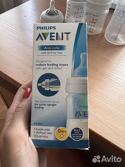 Бутылочки для кормления avent и nuk