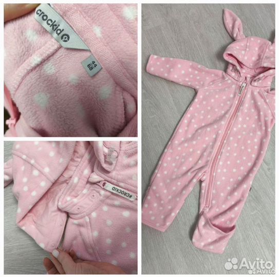 Флисовая поддева crockid 68