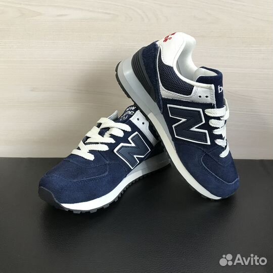 Кроссовки New Balance 574 темно-синие женские