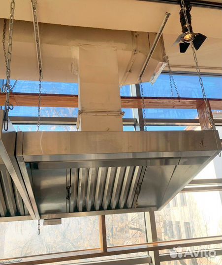 Зонт вытяжной бу 90/90/35