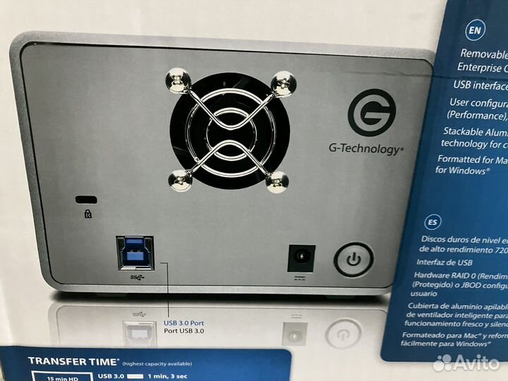Новый G-Technology 12TB G-raid USB 3.0 0G04077