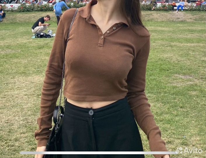 Топ с длинным рукавом