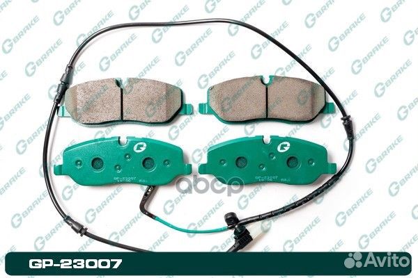 Колодки тормозные GP23007 G-brake