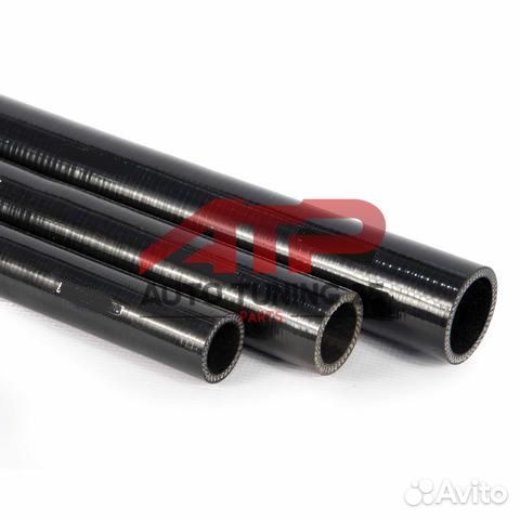 Шланг силиконовый - 70мм (1м/черный)