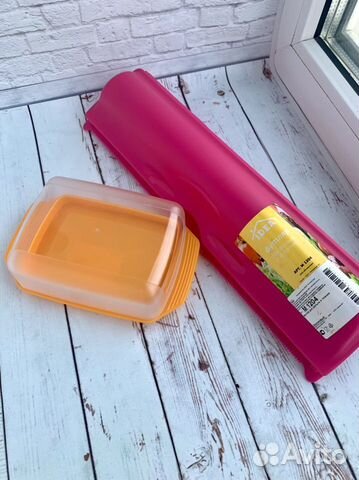 Масленка пластик и футляр для фольги/бумаги