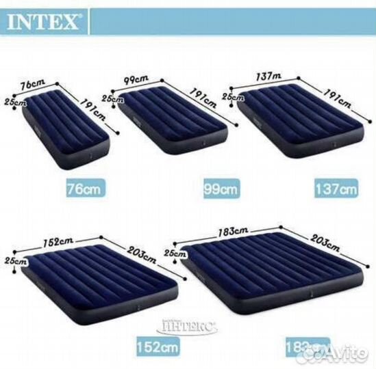Надувной матрас intex новый