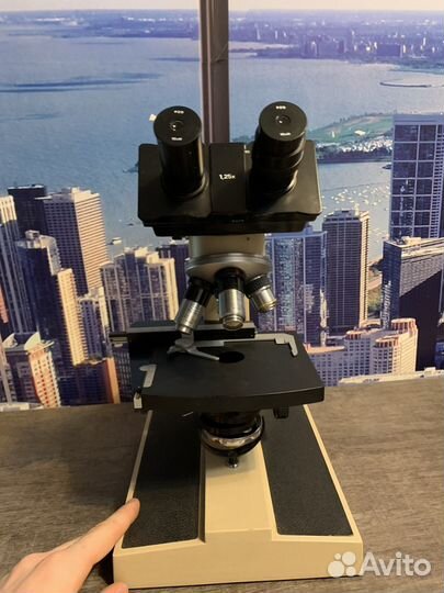 Микроскоп PZO Польша