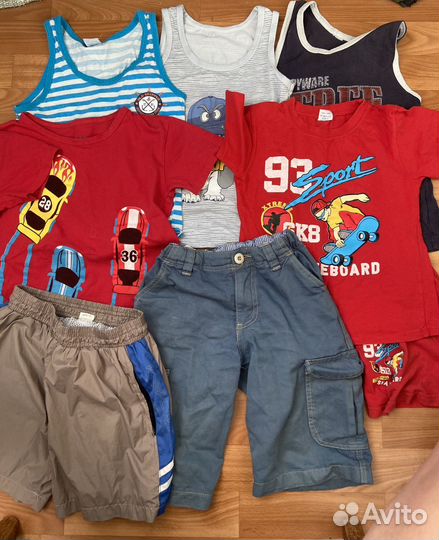 Пакет летних вещей на мальчика 122-128