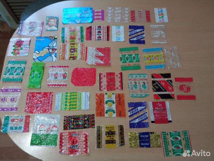 Фантики от конфет СССР