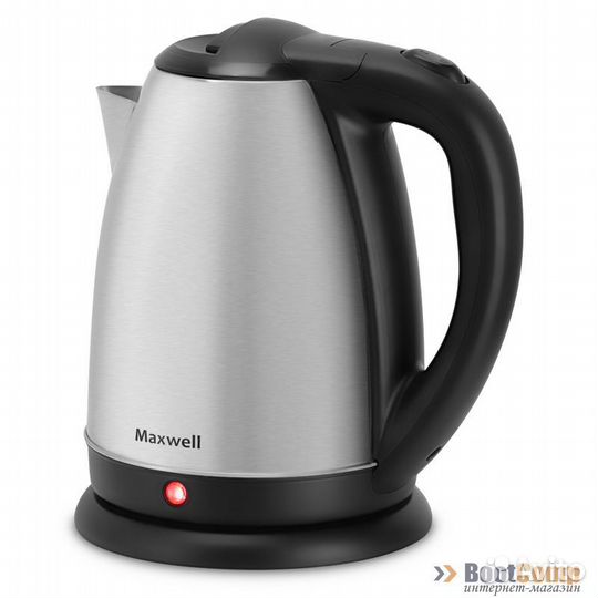 Чайник электрический Maxwell MW-1005 Черно-Стально