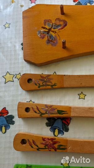 Набор кухонный из дерева новый