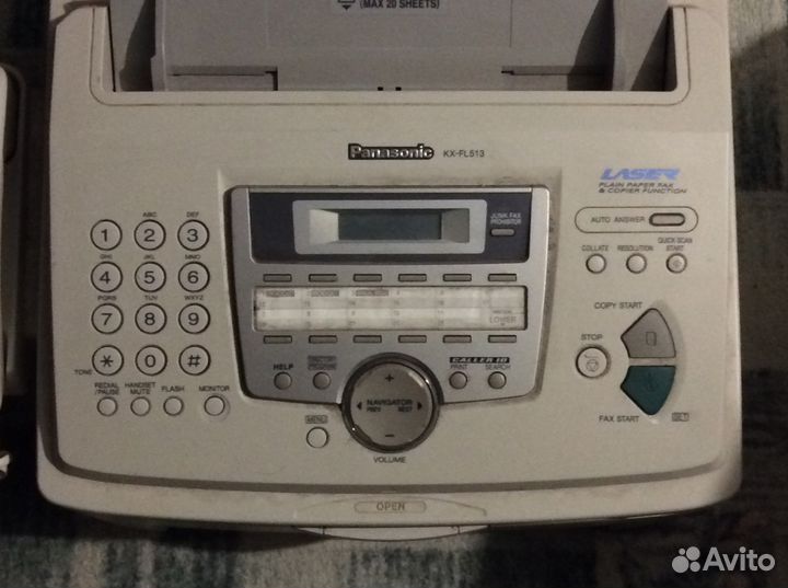 Факс лазерный Panasonic kx-fl513(обмен)