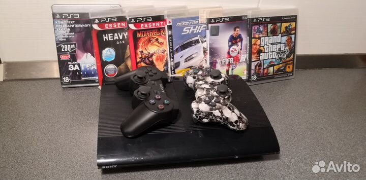 Sony PS3 super slim прошитая
