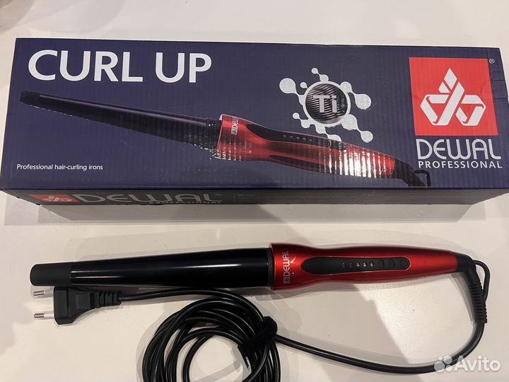Плойка для волос Curl Up конусная (19-32 мм) dewal