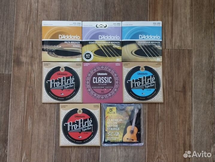 Струны для акустической и классической гитары