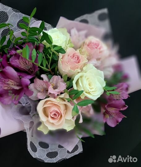 Живые цветы букеты