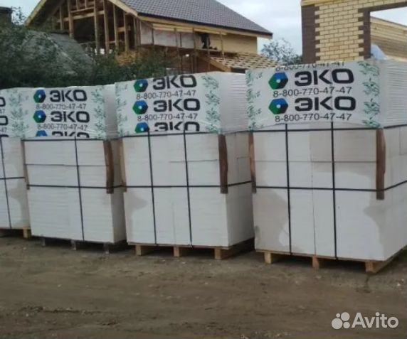 Газобетон эко D500 B3,5 50x250x600