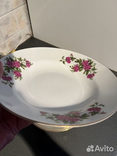 Тарелки суповые времён СССР (пр-во Китай)