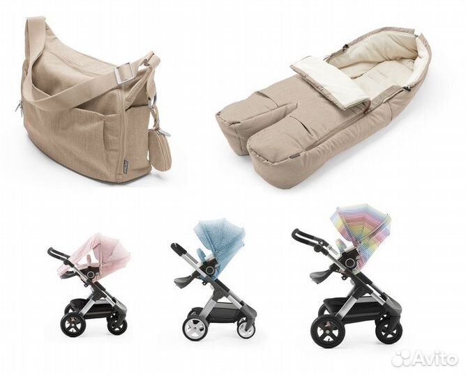 New сумка и футмуф Stokke + Summer Kit в придачу