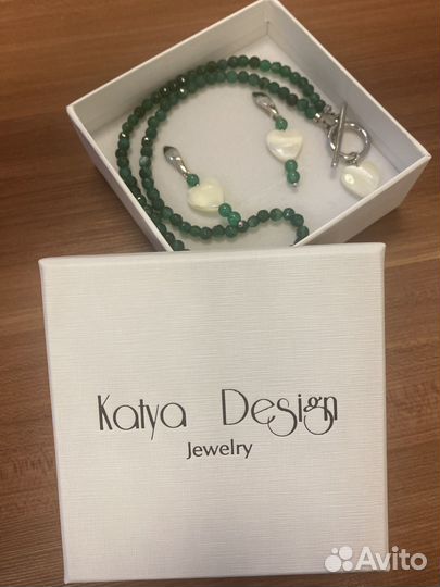 Серьги и ожерелье, Katyа Design jewelry, новый