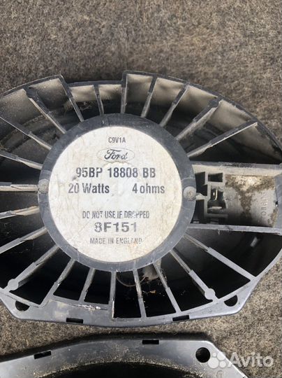 Автомобильные динамики ford mondeo 2