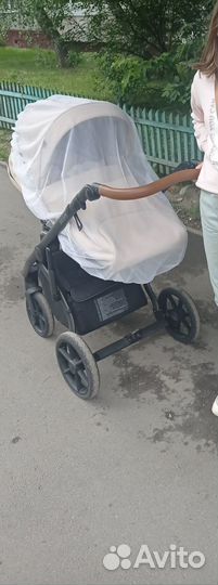 Каляска для новорожденных 2 в 1 roan bloom