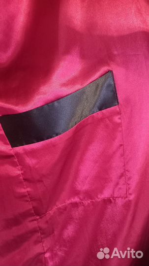 Китайский двусторонний халат с вышивкой