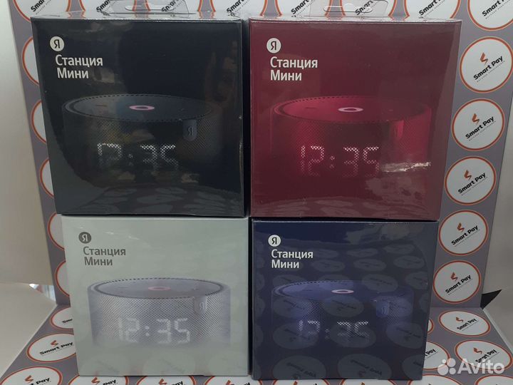 Яндекс станция мини с часами