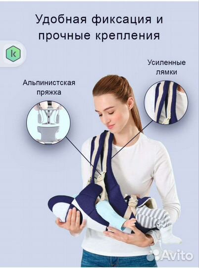 Рюкзак переноска кенгуру для новорожденных