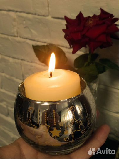 Подсвечник стекло