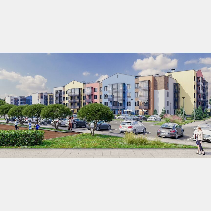2-к. квартира, 60,9 м², 3/5 эт.