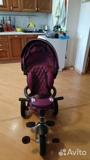 Трехколесный велосипед с родительской ручкой