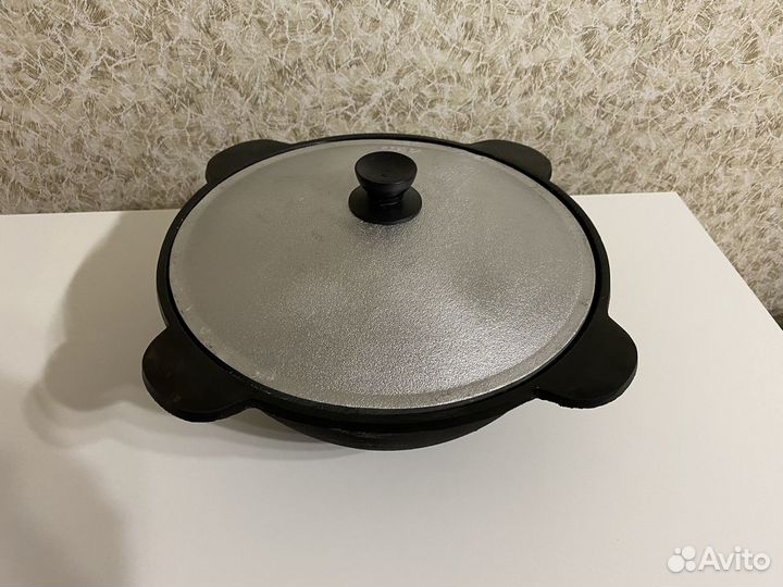 Узбекский казан чугунный 4,5 литра