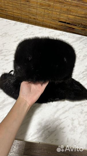 Шапка ушанка мужская норка