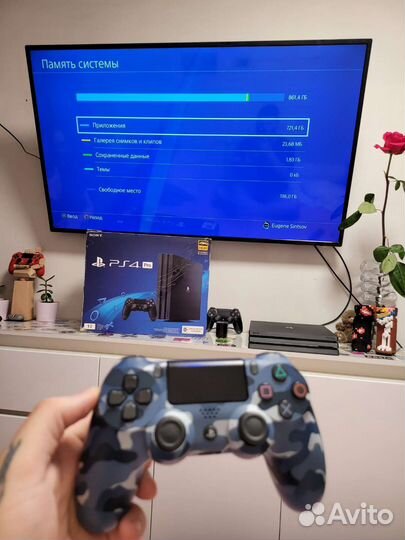 Sony PS4 Pro 1tb + Чек