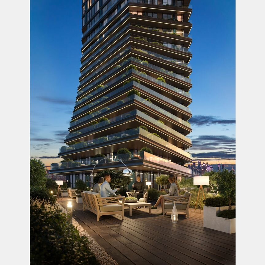 2-к. квартира, 57,2 м², 16/46 эт.