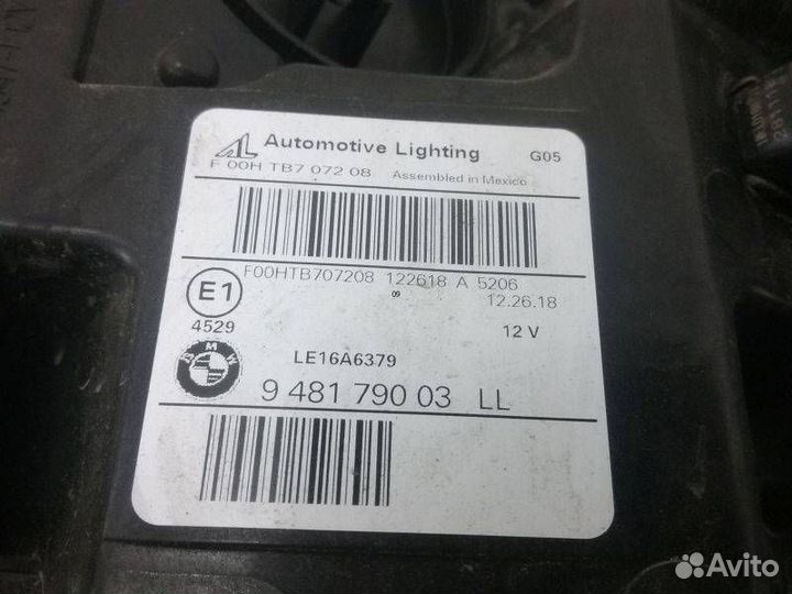 Фара правая BMW X5