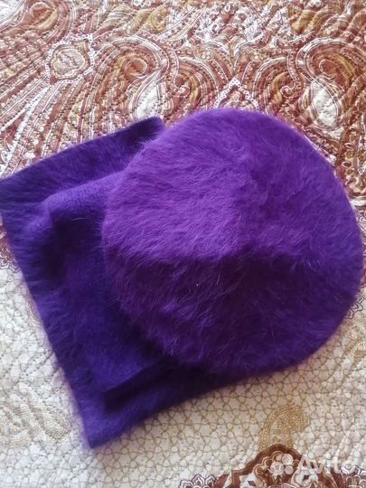 Берет + шарф