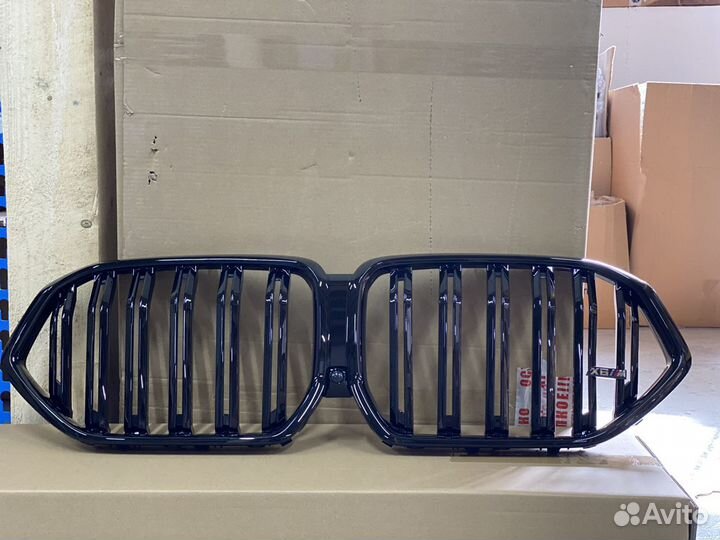 Решетка радиатора на BMW X 6 G 06 черная